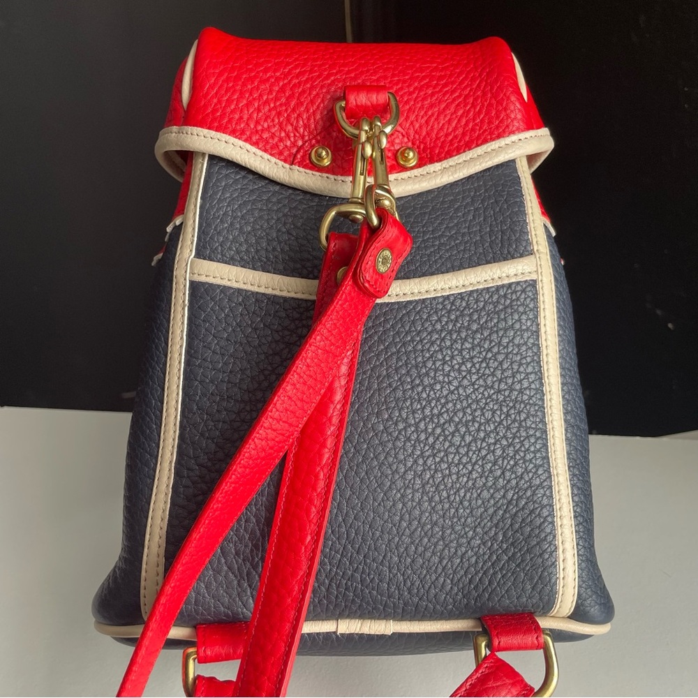 Dooney and Bourke Leather Teton mini Backpack awl multi color - Picture 8 of 16